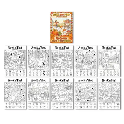 Malposter-Set und Stressabbau-Malbuch - 10