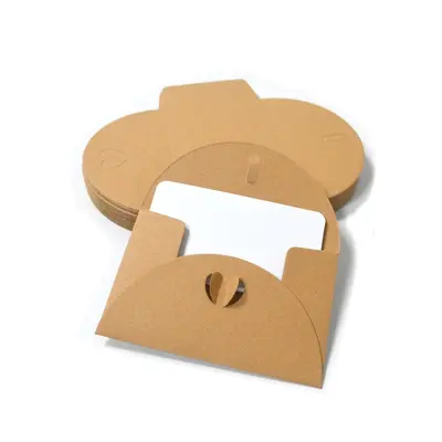 Retro Kraft Paper Wedding Envelope for Birthday and Greeting Cards, Creative Packaging