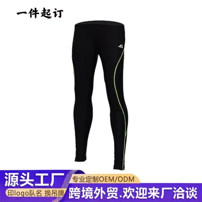 运动紧身长裤高弹速干透气排汗裤不紧绷3D修身亲肤健身保暖打底裤