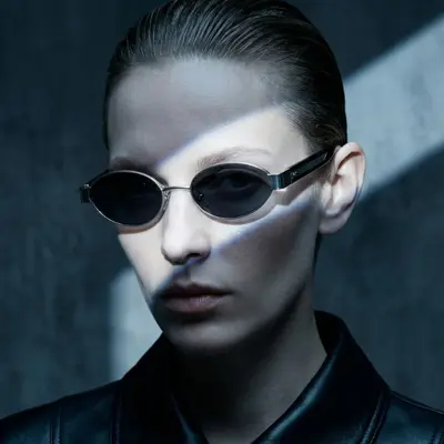 Retro Sunglasses for Women, UV Protection, Metal Frame - 3