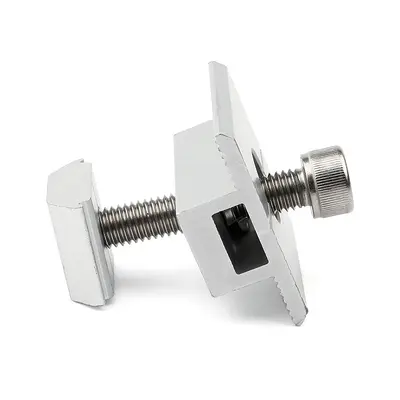 Aluminum Profile Mid Clamp with Sliding Nut for Photovoltaic Bracket - 10