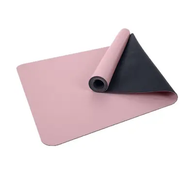 PU ve kauçuk lüks yoga matı, darbe emici, gürültü azaltıcı, kaymaz - 6