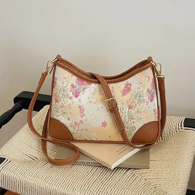 DIY Kumaş Malzeme Seti, Hilal Çanta Yapımı için - 12