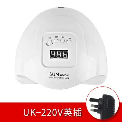 Sınır ötesi SUNX5plus tırnak lambası 120W çabuk kuruyan tırnak fototerapi makinesi tırnak pişirme lambası UV tırnak fototerapi lambası - 13