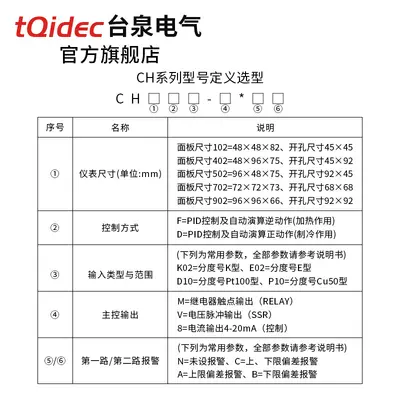 Tqidec CH102 CH402 CH702 CH902 Smart PID Temperature Controller - 3