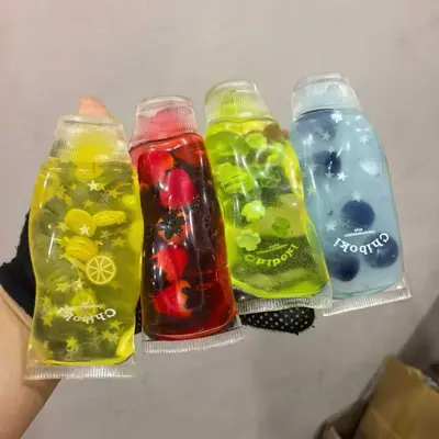 Chiboki Squishy Fidget Toy, Slow Rebound Fruit Design, Building Blocks