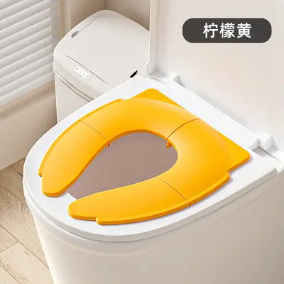 Foldable Children's Toilet Seat, Travel Type, Soft Padded