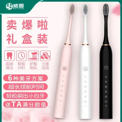 Electric Toothbrush, Fully Automatic Smart Ultrasonic Adult Toothbrush