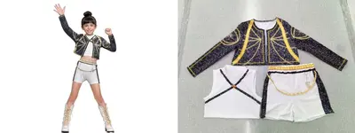 Girls' Demon Hunter Costume Set, 3D Printed - 8