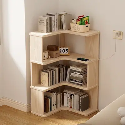 Köşe dolabı, basit raflı depolama dolabı, pencere kenarı için - 4