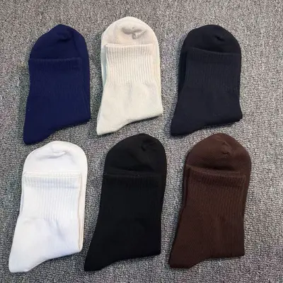 Erkek pamuk çorap, nefes alabilen dört mevsim, orta boy