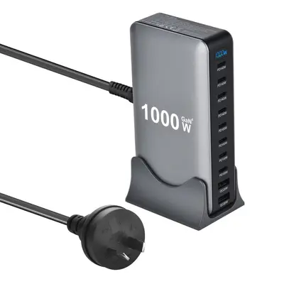 1000W GaN-PD-Ladegerät mit 10 Anschlüssen - 10