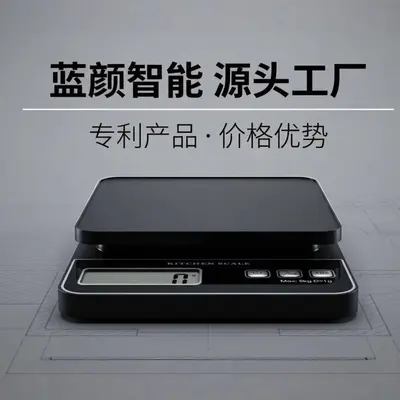 Cross-border High-Precision Kitchen Scale Food Scale Digital Kitchen Scale Baking/Coffee/Pet Specialized Gram Scale 1g Weighing