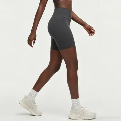 Women's High Waist Five-Point Yoga Shorts, Butt-Lifting, for Running and Fitness - 11