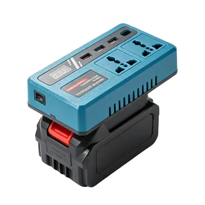 Lithium Battery Inverter AC220V/DC5V/12V, Multi-Output Portable Power Supply - 6