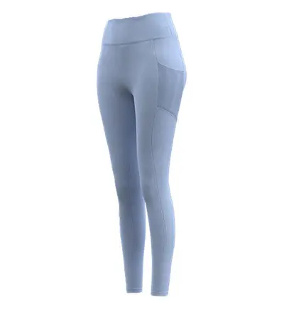 Yüksek bel dikişsiz yoga pantolonu, çıplak hissi, sıkı kesim - 9