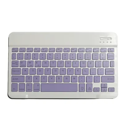 RGB Backlit Silent Wireless Bluetooth Keyboard and Mouse Set for iPad - 7