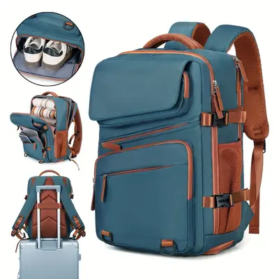 Business Backpack for Men and Women Large Capacity Expandable Laptop Backpack - 8