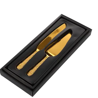 Vintage Bıçak ve Spatula Seti Çinko Alaşımı Batı Mutfağı