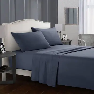 Weiou cross-border home textile Amazon eBay sheets and fitted sheets export plain printed four-piece sheet set - 8