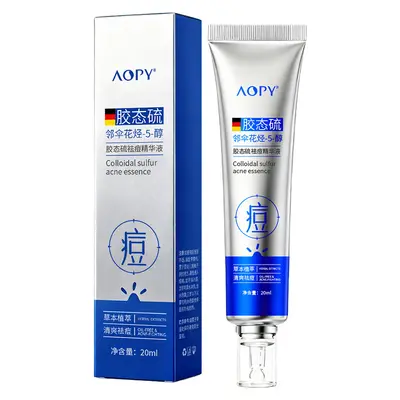 AOPY Colloidal Sulfur Acne-Fighting Essence Effective Acne Removal Improves Acne-Prone Skin Reduces Pimples and Blackheads Salicylic Acid Acne-Treating Liquid - 6