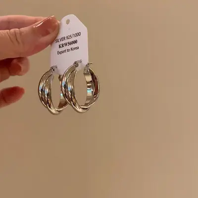 S925 Silver Hoop Earrings for Women - 13