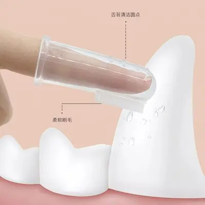 Pet Toothbrush Finger Brush and Toothpaste Set - 5