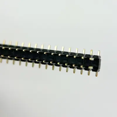 Çift sıralı plastik pin başlığı, altın kaplama 40P, 2,0 mm aralık