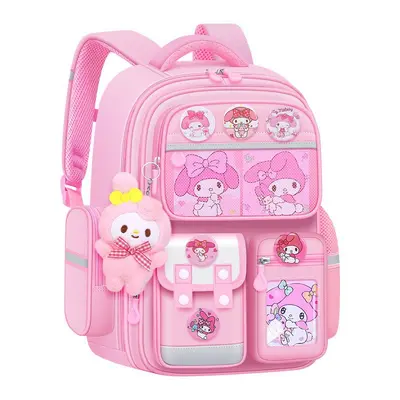 School Backpack for Primary School Students Grades 1-6 Cartoon Spine Protection Load-Reducing Children's Backpack for Boys and Girls Ages 6-12 - 6