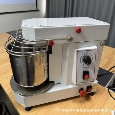 富琛斯自动升降抬头款5L7L10L和面机小型可拆卸面桶可调速和面机 - 5