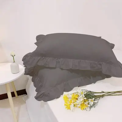 Ruffled Lace Pillowcase, Single and Double Size - 9