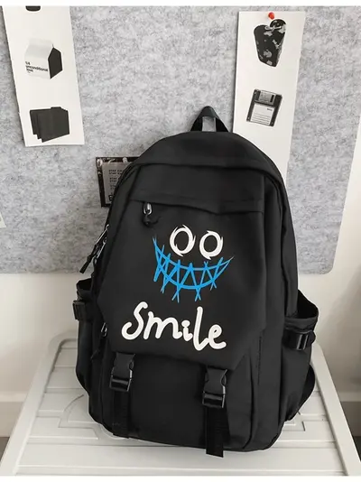 Men's Middle and High School Backpack, Laptop Compartment, Lightweight Spine-Protecting - 6