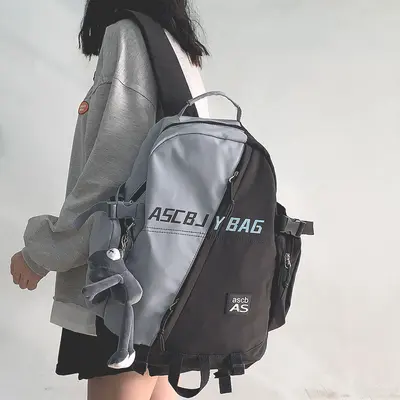 Men's Backpack 2024, Korean Style High School Bag, Large Capacity - 3