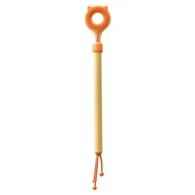 Retractable Cat Teaser Wand, Double-Sided Scratcher, Interactive Cat Toy - 6