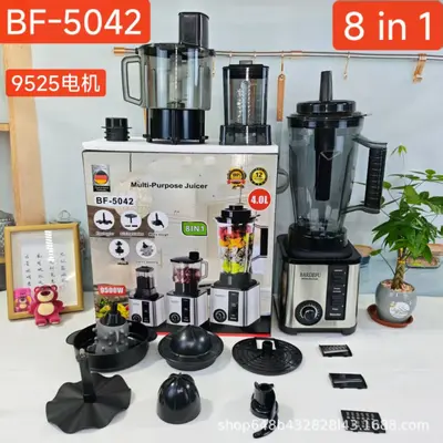 4L Standmixer, 8-in-1, Edelstahl, Eiszerkleiner - 2