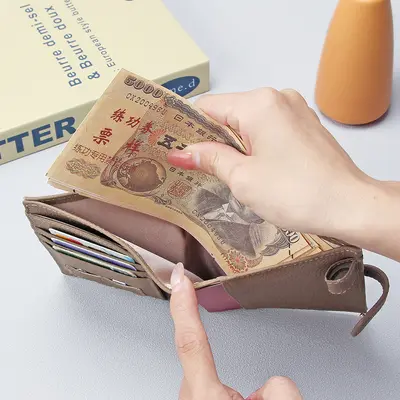 Reisepass-Mappe, echtes Leder, RFID-geschützt, Kartenfächer