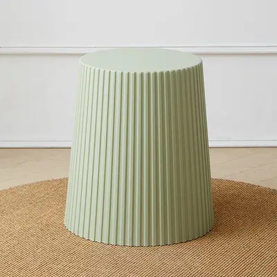 Scandinavian Round Small Coffee Table, Modern Minimalist Living Room Table - 12