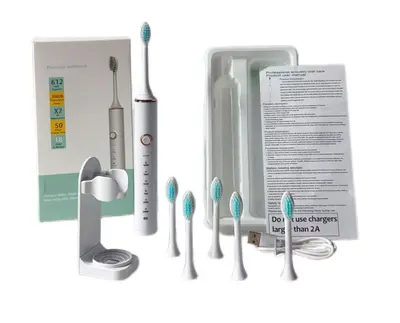 Sonic Couple Electric Toothbrush X-18, 6 Modes, Soft Bristles - 11