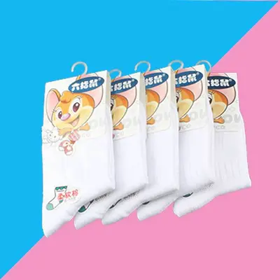 Otantik altı parmaklı fare çocuk çorapları, ilkbahar ve sonbahar ince pamuklu saf pamuklu çoraplar, 1-15 yaş arası öğrenciler için Taobao sıcak toptan kısa çoraplar - 7