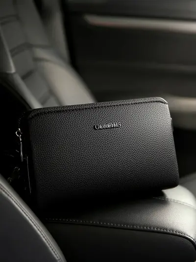 Men's Clutch Bag, Fingerprint Lock, Large Capacity, Business Style - 3