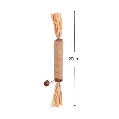 Silvervine Chew Stick and Catnip Ball Cat Toy, Natural - 7