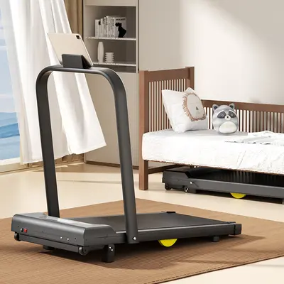 Evde fitness, yağ kaybı, dış ticaret rehabilitasyonu, sessiz müzik tablet yürüyüş makinesi için eğim ayarlı koşu bandı