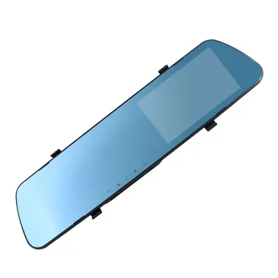 Rearview Mirror Car Dash Camera with Night Vision, Front and Rear Dual Recording - 11