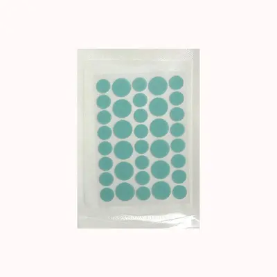 Farbige runde Hydrokolloid-Pickelpflaster PE, Make-up-Abdeckung