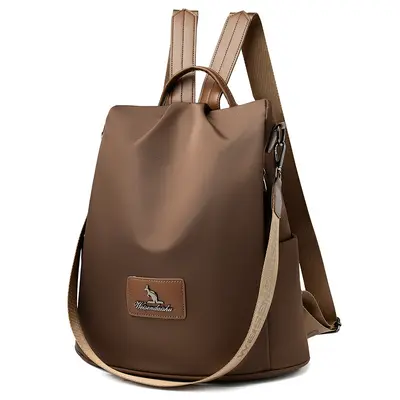 Women's Oxford Fabric Anti-Theft Backpack, Large Capacity Everyday Backpack - 8