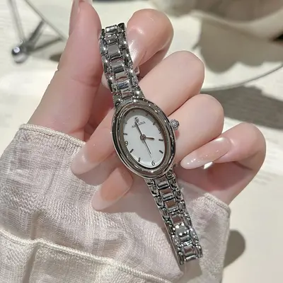 AIMANA New Pigeon Egg Dial Women's Watch Premium Elegant Luxury Temperament Wristwatch Exquisite Baguette Watch Wholesale