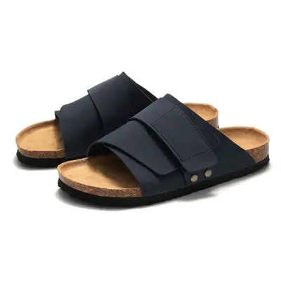 Ruizu Kork-Hausschuhe für Herren und Damen, Leder, für draußen
