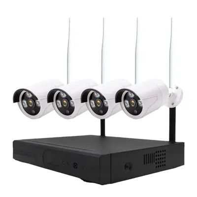 4 kanallı 3MP WiFi kamera sistem seti