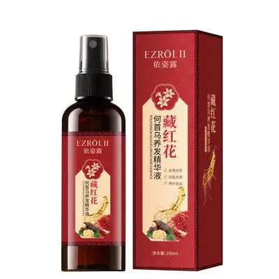 Yizilu Safran-Fo-Ti Haar-Essenz, ausspülfreies Spray, pflegend - 6