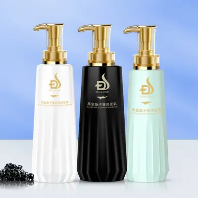 Black Caviar Shampoo Set with Oil Control and Anti-Dandruff Care